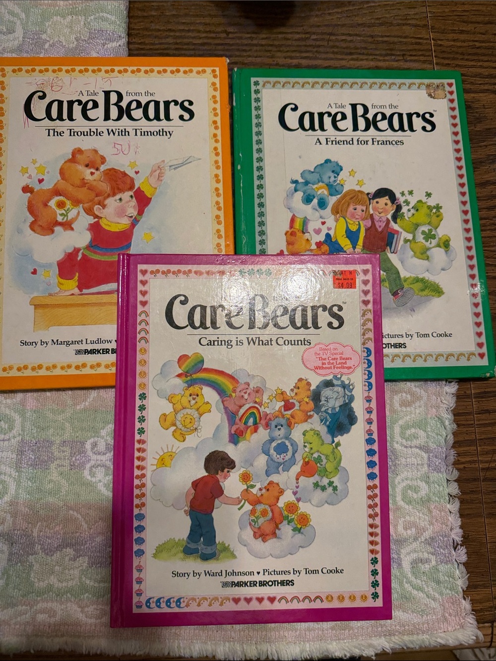 Care Bears vintage Storybooks - set of 3